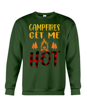 Load image into Gallery viewer, Campfires Get Me Hot Gifts For Camping Lovers Sweatshirt
