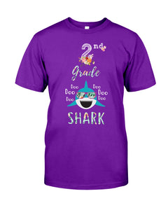 2Nd Grade Doo Doo Shark Anniversary Gift Guys Tee