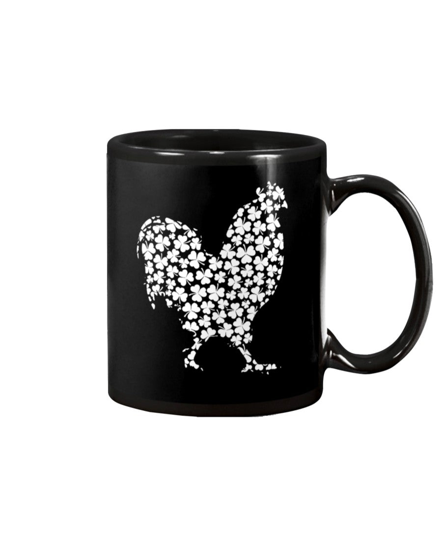 Chicken Irish Clover For St. Patrick's Day Mug