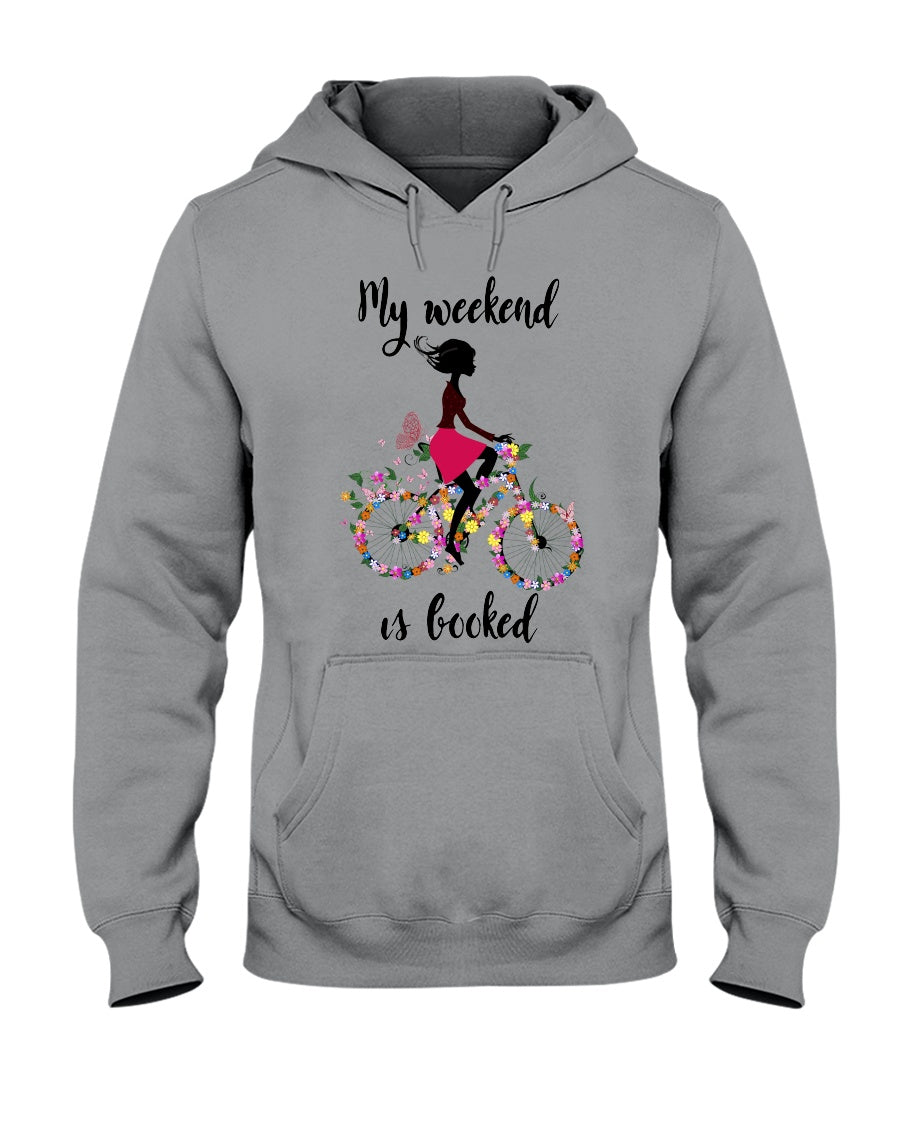 A Beautiful Girl -My Weekend Is Booked Custom Design Hoodie