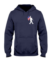 Load image into Gallery viewer, Bigfoot Flag Usa Two-Sided Custom Design Gift For Friends Hoodie
