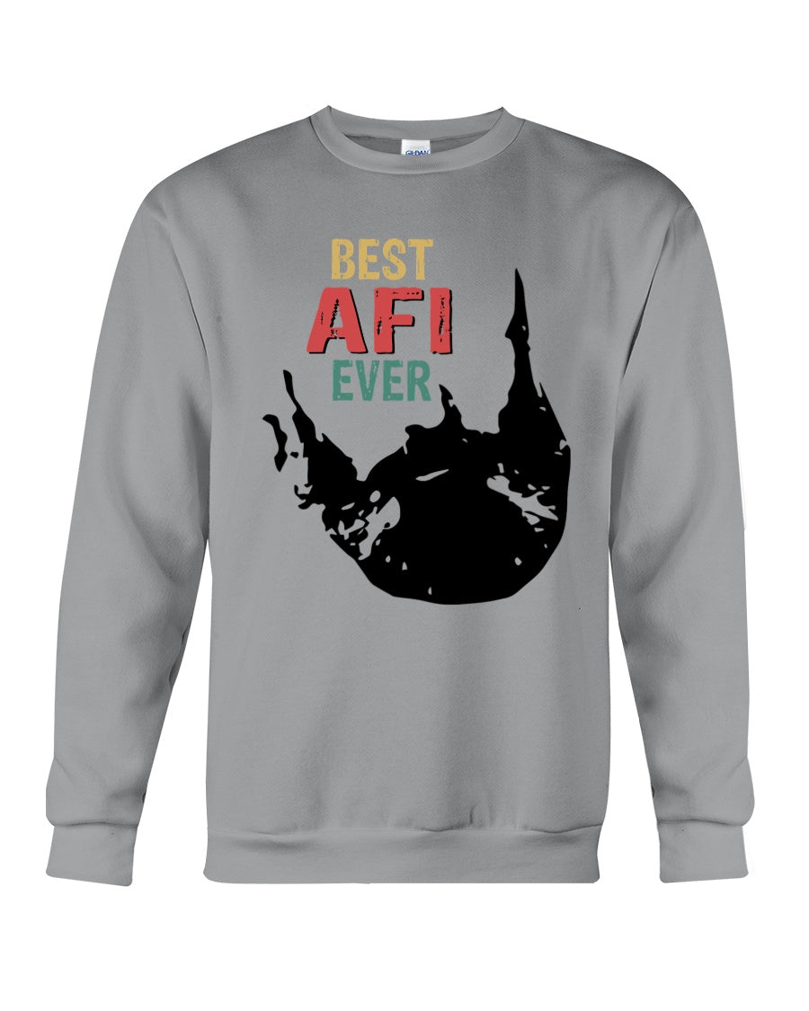 Best Afi Ever Colorful Words Abstract Personalized Name Gifts Sweatshirt
