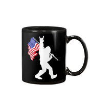 Load image into Gallery viewer, Bigfoot Flag Usa Two-Sided Custom Design Gift For Friends Mug

