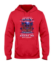 Load image into Gallery viewer, Born In July My Scars Tell A Story Hoodie
