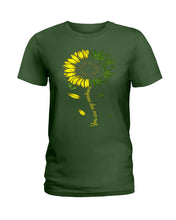 Load image into Gallery viewer, Cannabis Sunshine Abstract Image Custom Design Ladies Tee
