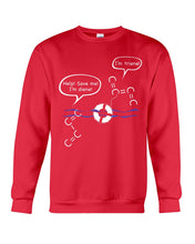 Load image into Gallery viewer, Chemist Help Save I&#39;m Diene - I&#39;m Triene Custom Gift For Friends Who Study Chemistry Sweatshirt
