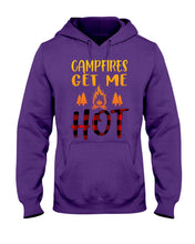 Load image into Gallery viewer, Campfires Get Me Hot Gifts For Camping Lovers Hoodie
