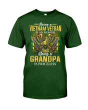 Load image into Gallery viewer, Being A Vietnam Veteran Is An Honor Grandpa Gifts Guys Tee
