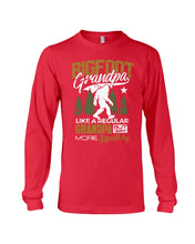 Load image into Gallery viewer, Bigfoot Grandma - Like A Regular Grandpa But Way More Squatchy Custom Design Unisex Long Sleeve
