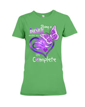 Load image into Gallery viewer, Being A   Bushie  Makes My Life Complete Personalized Name Gifts Ladies Tee
