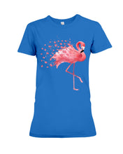 Load image into Gallery viewer, Autism Awareness- Autism Flamingo Custom Design Ladies Tee
