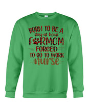 Load image into Gallery viewer, Born To Be A Stay At Home Furmom Funny Gift For Mother&#39;s Day Sweatshirt
