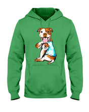 Load image into Gallery viewer, Bull I Love Mom Custom Design Gifts For Dog Lovers Hoodie
