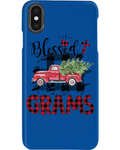 Load image into Gallery viewer, Blessed Grams Red Plaid Driving Car Custom Design Gifts Phone case
