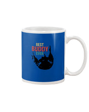 Load image into Gallery viewer, Best Buddy Ever Colorful Words Abstract Personalized Name Gifts Mug
