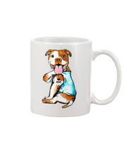 Load image into Gallery viewer, Bull I Love Mom Custom Design Gifts For Dog Lovers Mug
