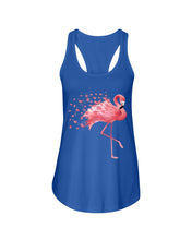 Load image into Gallery viewer, Autism Awareness- Autism Flamingo Custom Design Ladies Flowy Tank
