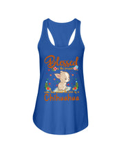 Load image into Gallery viewer, Blessed Is The Person Who Has Earned The Love Of Chihuahua Gifts For Chihuahua Lovers Ladies Flowy Tank
