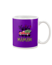 Load image into Gallery viewer, Blessed Mamaw Leopard Pattern Driving Car Custom Design Gifts Mug
