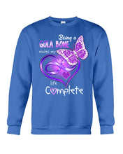 Load image into Gallery viewer, Being A   Gola Bone  Makes My Life Complete Personalized Name Gifts Sweatshirt
