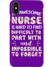 Load image into Gallery viewer, An Awesome Nurse Is Hard To Find Custom Design Phone case
