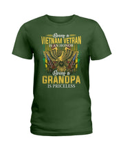 Load image into Gallery viewer, Being A Vietnam Veteran Is An Honor Grandpa Gifts Ladies Tee
