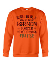 Load image into Gallery viewer, Born To Be A Stay At Home Furmom Funny Gift For Mother&#39;s Day Sweatshirt
