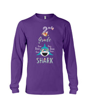 Load image into Gallery viewer, 2Nd Grade Doo Doo Shark Anniversary Gift Unisex Long Sleeve
