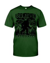 Load image into Gallery viewer, Bigfoot Believe Sasquatch Custom Design For Friends Guys Tee
