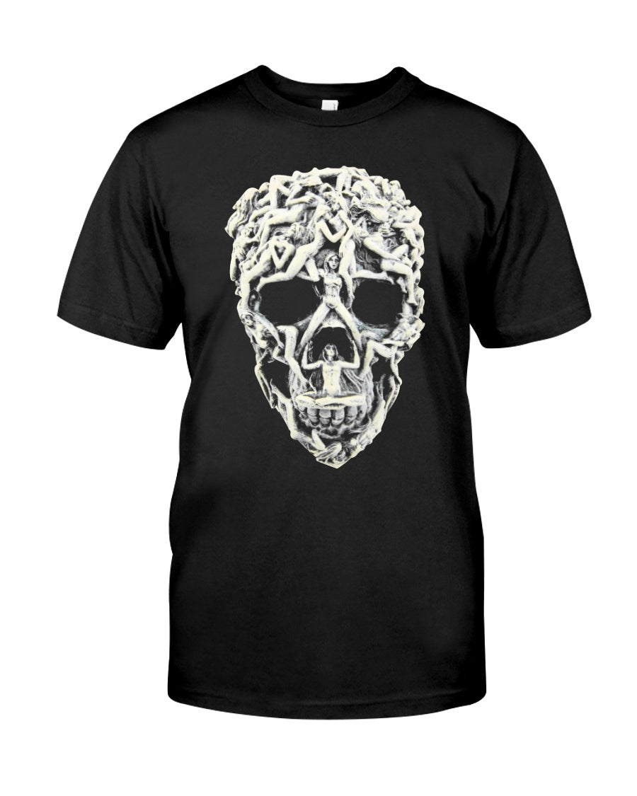 Aphrodite Curse -  Erotic Female Ghosts Skull Guys Tee