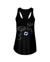 Load image into Gallery viewer, Chemist Help Save I&#39;m Diene - I&#39;m Triene Custom Gift For Friends Who Study Chemistry Ladies Flowy Tank
