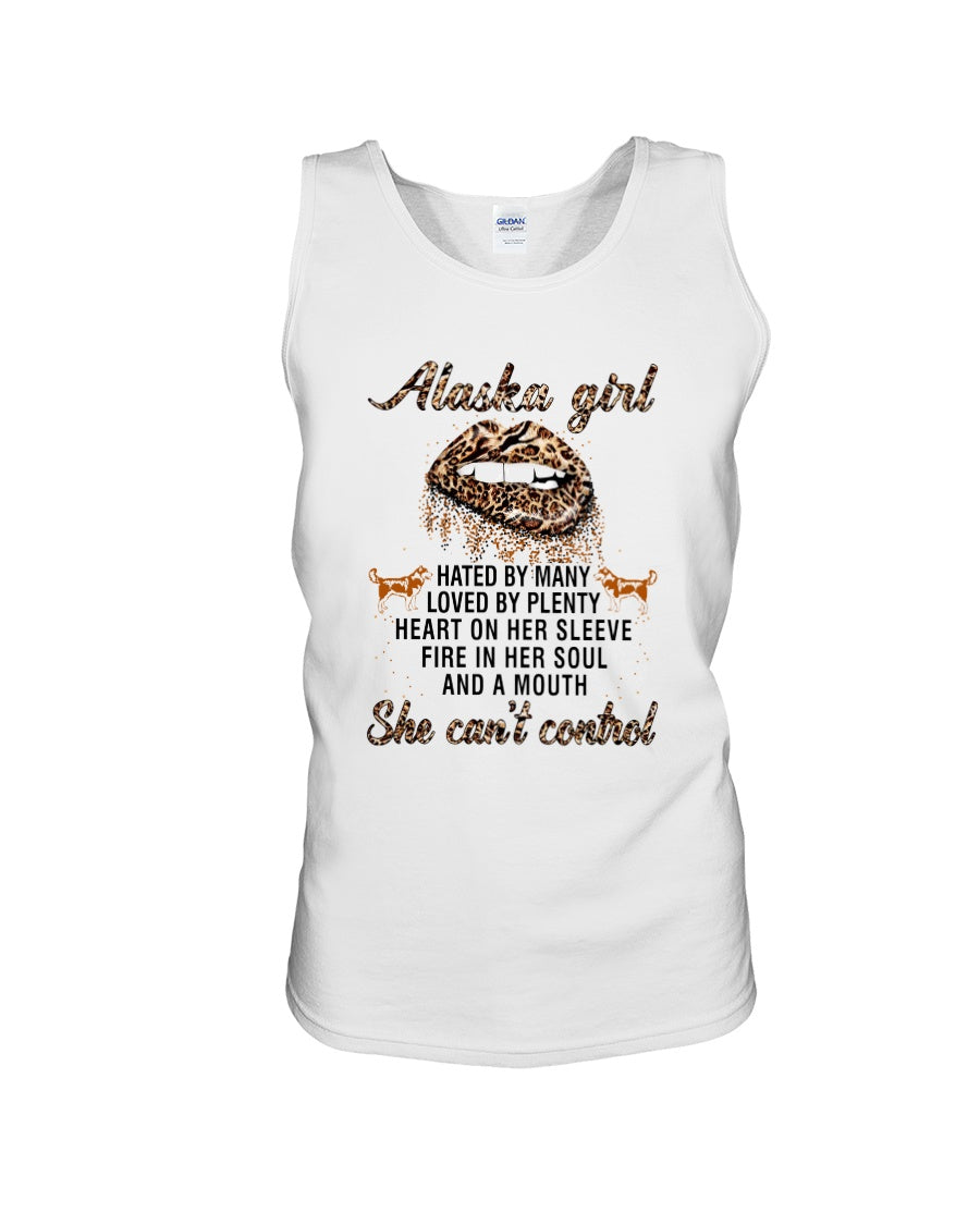 Alaska Girl Have The Mouth She Can't Control Custom Design Unisex Tank Top