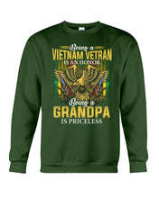 Load image into Gallery viewer, Being A Vietnam Veteran Is An Honor Grandpa Gifts Sweatshirt
