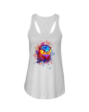 Load image into Gallery viewer, Colorful Sea Otter Custom Design For Animal Lovers Ladies Flowy Tank
