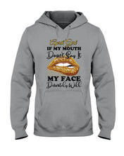 Load image into Gallery viewer, April Girl If My Mouth Doesn&#39;t Say It My Face Definitely Will Custom Design Hoodie
