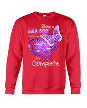 Load image into Gallery viewer, Being A   Gola Bone  Makes My Life Complete Personalized Name Gifts Sweatshirt
