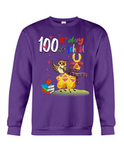 Load image into Gallery viewer, 100Th Day Of School Funny Llama  And Owl Gifts For Students Sweatshirt
