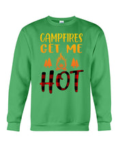 Load image into Gallery viewer, Campfires Get Me Hot Gifts For Camping Lovers Sweatshirt
