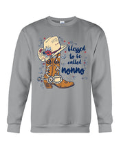 Load image into Gallery viewer, Blessed To Be Called Nonno Cowboy Custom Design Gifts Sweatshirt
