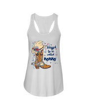 Load image into Gallery viewer, Blessed To Be Called Nonno Cowboy Custom Design Gifts Ladies Flowy Tank
