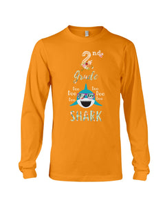 2Nd Grade Doo Doo Shark Anniversary Gift Unisex Long Sleeve