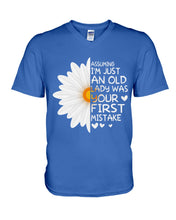 Load image into Gallery viewer, Assuming I&#39;m Just An Old Lady Was Your First Mistake Gift For Flower Lovers Guys V-Neck
