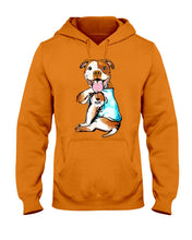 Load image into Gallery viewer, Bull I Love Mom Custom Design Gifts For Dog Lovers Hoodie
