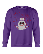 Load image into Gallery viewer, Boo Mysterious Design Gift For Nurse Sweatshirt
