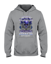 Load image into Gallery viewer, Born In July My Scars Tell A Story Hoodie
