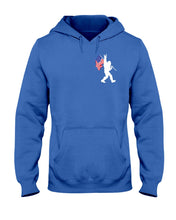 Load image into Gallery viewer, Bigfoot Flag Usa Two-Sided Custom Design Gift For Friends Hoodie
