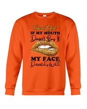 Load image into Gallery viewer, April Girl If My Mouth Doesn&#39;t Say It My Face Definitely Will Custom Design Sweatshirt
