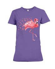 Load image into Gallery viewer, Autism Awareness- Autism Flamingo Custom Design Ladies Tee
