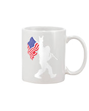 Load image into Gallery viewer, Bigfoot Flag Usa Two-Sided Custom Design Gift For Friends Mug
