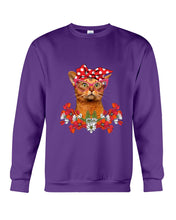 Load image into Gallery viewer, Abyssinian Bow Special Gift For Cat Lovers Sweatshirt
